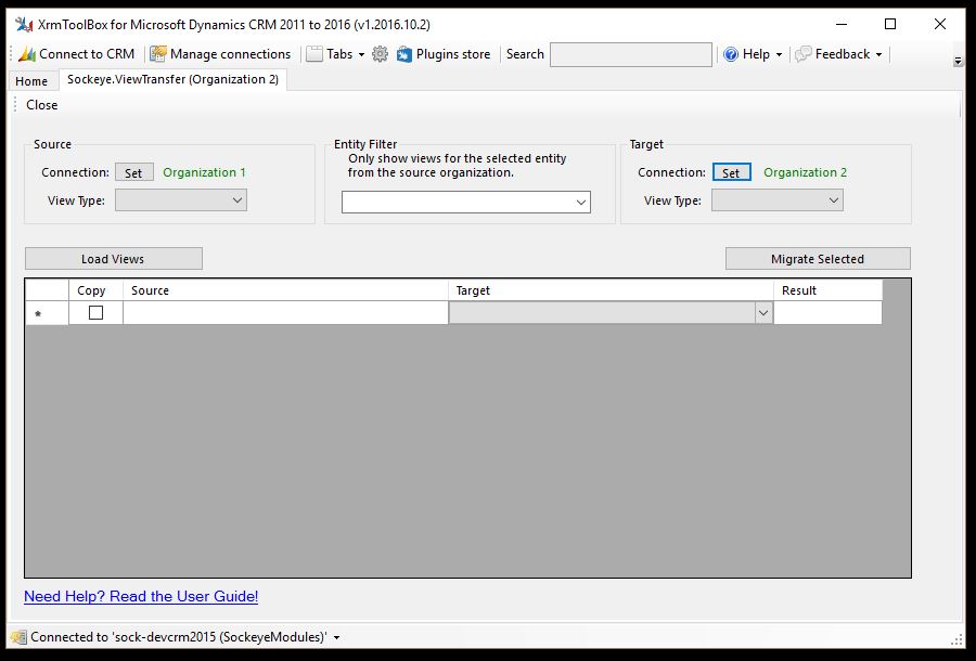 Transfer View Connected