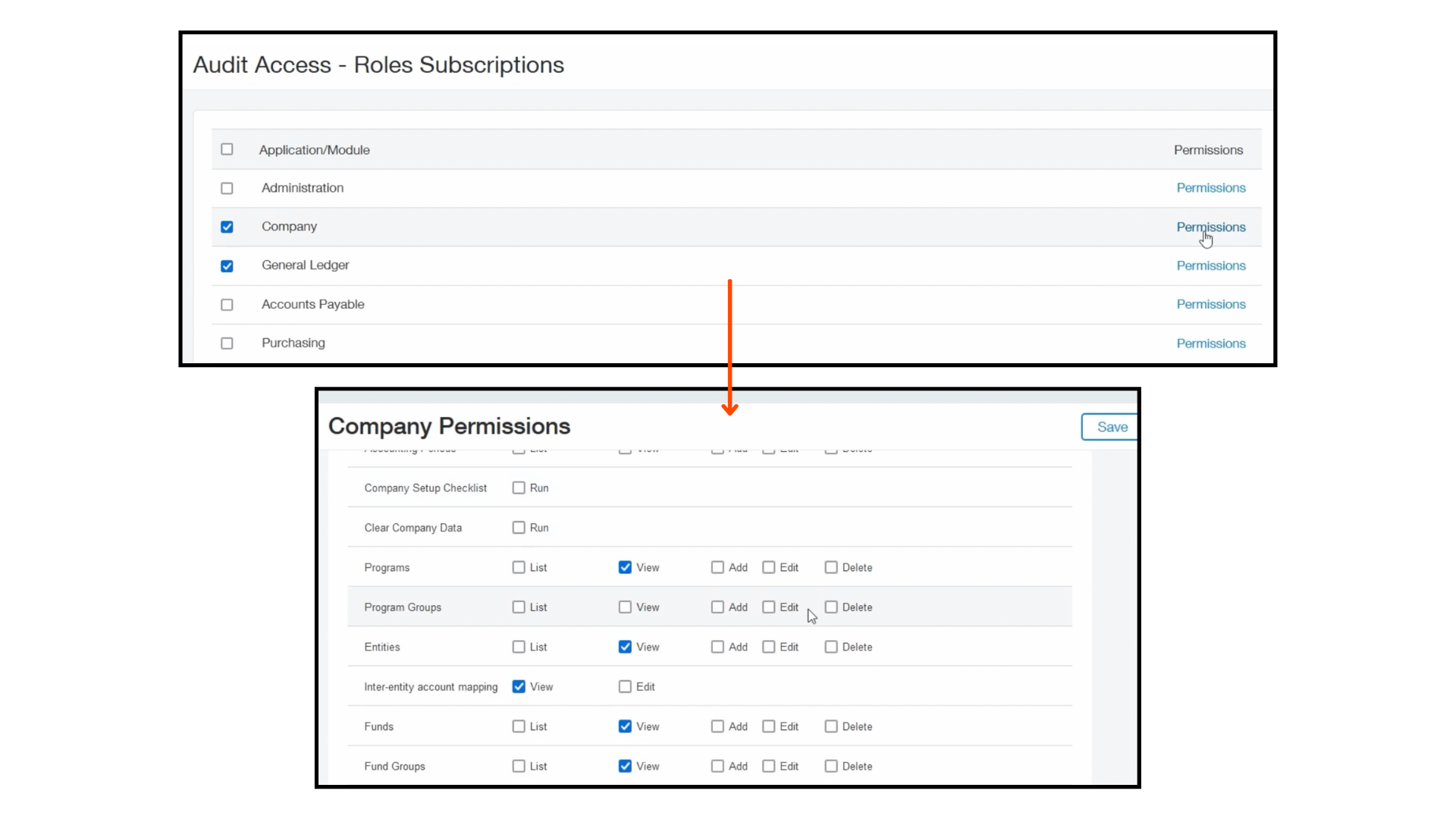 Manage Auditor Permissions in Sage Intacct