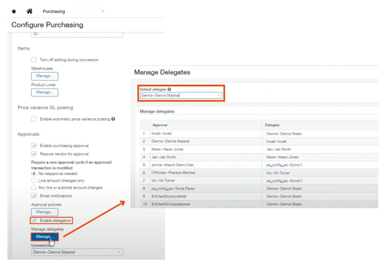 Using Purchasing Approval Workflows In Sage Intacct Sockeye 6328