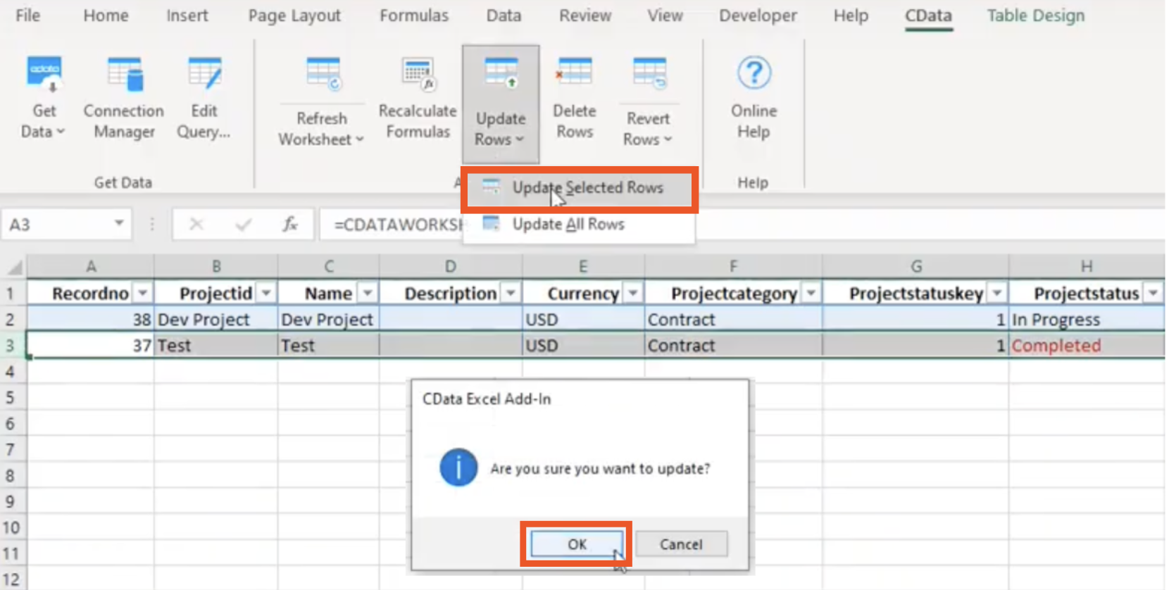 Analytics software natively connected to Microsoft Excel