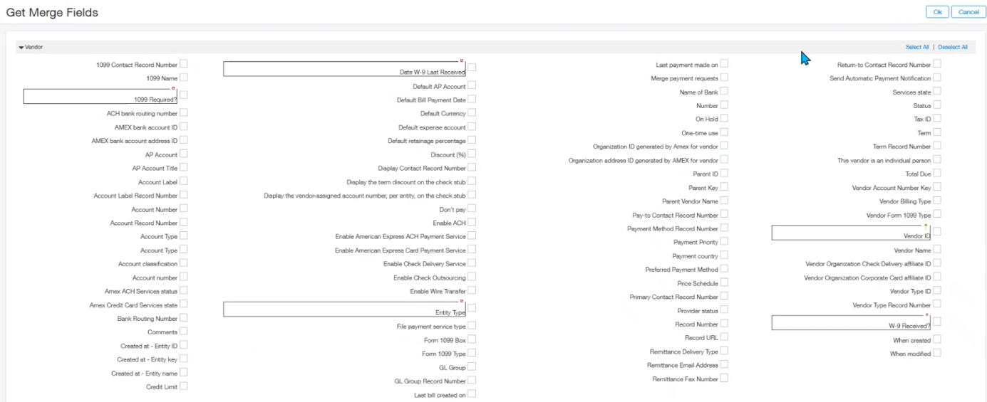 Field Lookup